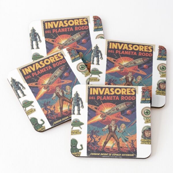 Item preview, Invasores del Planeta Rodd designed and sold by Bit Canvas.