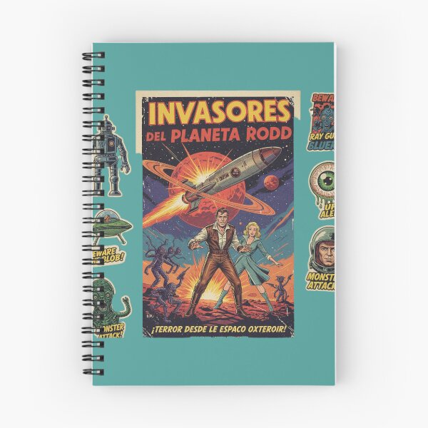 Item preview, Invasores del Planeta Rodd designed and sold by Bit Canvas.