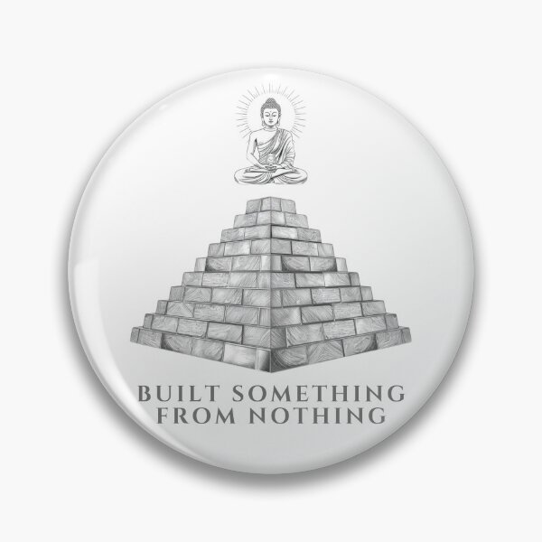 Item preview, Buddha Spiritual Pyramid Streetwear Graphic – Built Something From Nothing designed and sold by SpiritGangsta.
