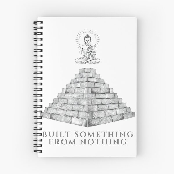 Item preview, Buddha Spiritual Pyramid Streetwear Graphic – Built Something From Nothing designed and sold by SpiritGangsta.