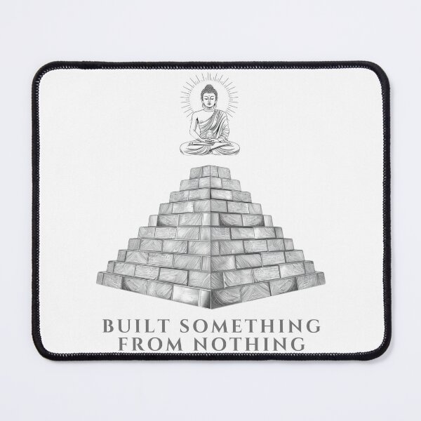 Item preview, Buddha Spiritual Pyramid Streetwear Graphic – Built Something From Nothing designed and sold by SpiritGangsta.