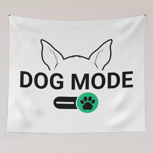 Item preview, Dog Mode On Funny Dog Lover T-Shirt | Cute Pet Humor Design designed and sold by Teetreasure2.