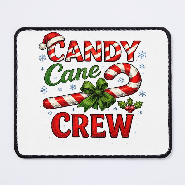 Item preview, Candy Cane Crew T-Shirt, Funny Christmas Matching Family Gift, Holiday Party Friends Graphic Tee, Xmas Crew Shirt designed and sold by JoyBoyStudio1.