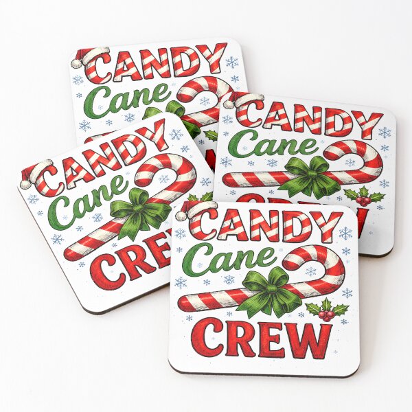 Item preview, Candy Cane Crew T-Shirt, Funny Christmas Matching Family Gift, Holiday Party Friends Graphic Tee, Xmas Crew Shirt designed and sold by JoyBoyStudio1.
