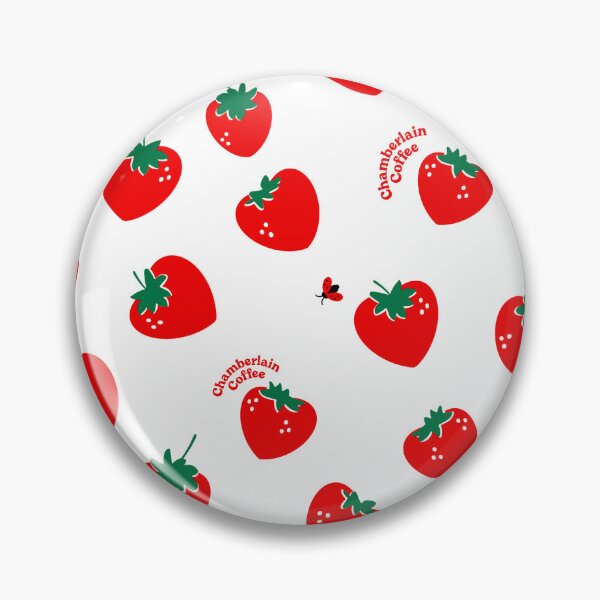 Item preview, strawberries print designed and sold by delicate-pov.