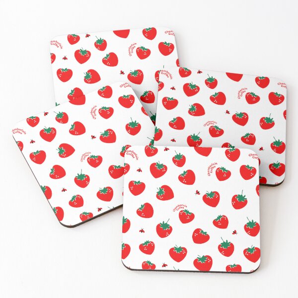 Item preview, strawberries print designed and sold by delicate-pov.