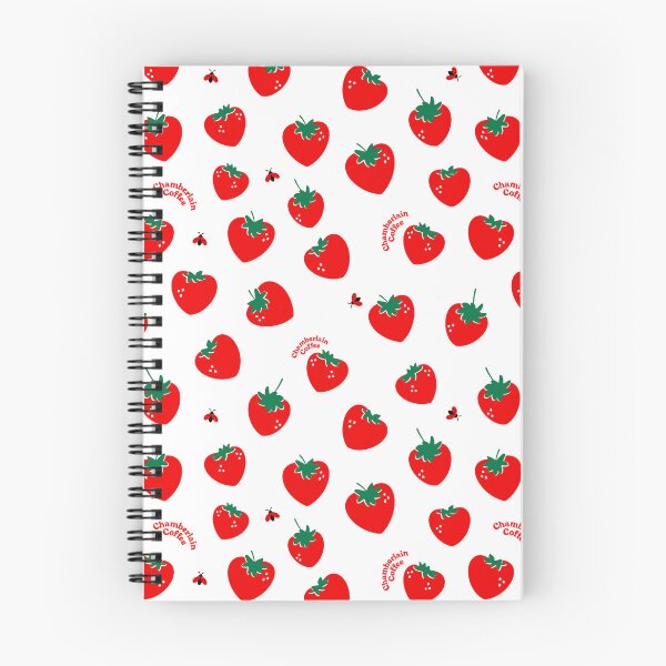Item preview, strawberries print designed and sold by delicate-pov.
