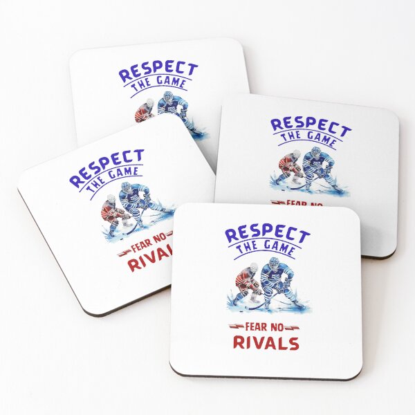 Item preview, Respect the Game – Fear No Rivals | Ice Hockey Motivation Design designed and sold by LoudVictory.
