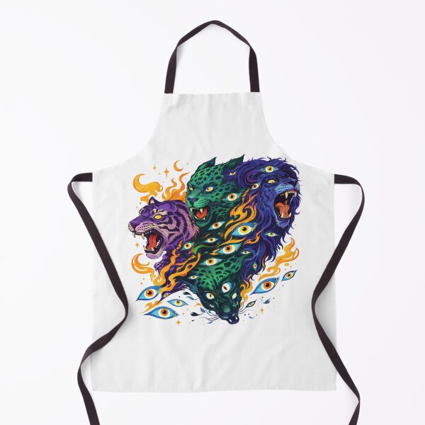 Item preview, Surreal Three Eyed Big Cats Illustration designed and sold by Maverickystore.