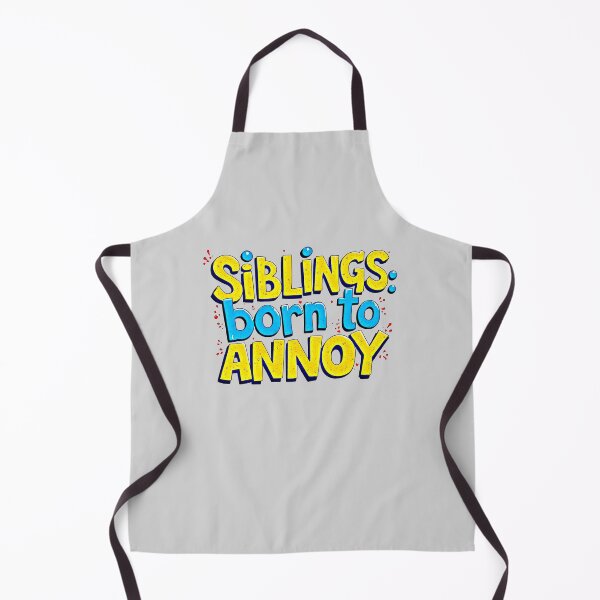 Item preview, Siblings Born to Annoy Funny Comic Pop Art Style designed and sold by SholoStudio.