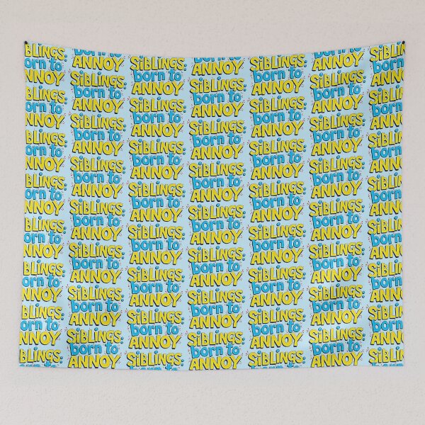 Item preview, Siblings Born to Annoy Funny Comic Pop Art Style designed and sold by SholoStudio.