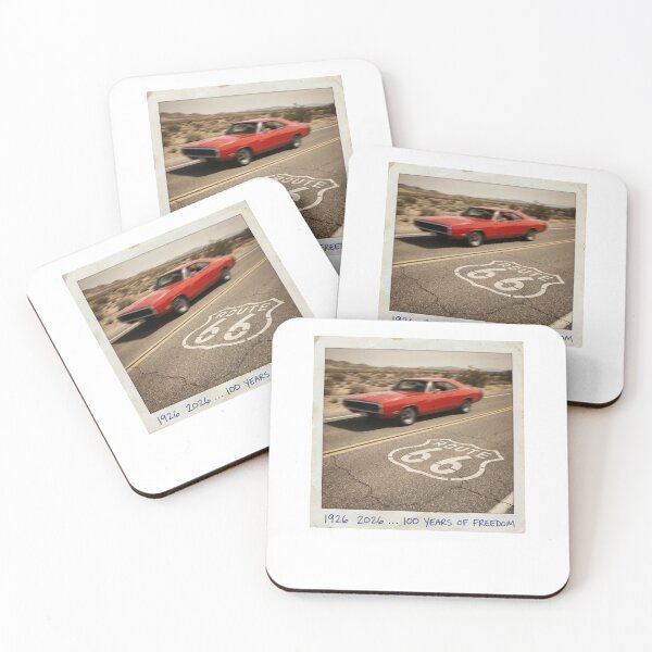 Artikelvorschau, Route 66 Centennial Red Blur: 1926-2026 Vintage Muscle entworfen und verkauft von G350.