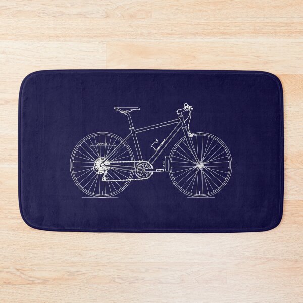 Item preview, Bicycle Anatomy Blueprint - Technical Cyclist Schematic designed and sold by Dakson Design - Fantasy Art.