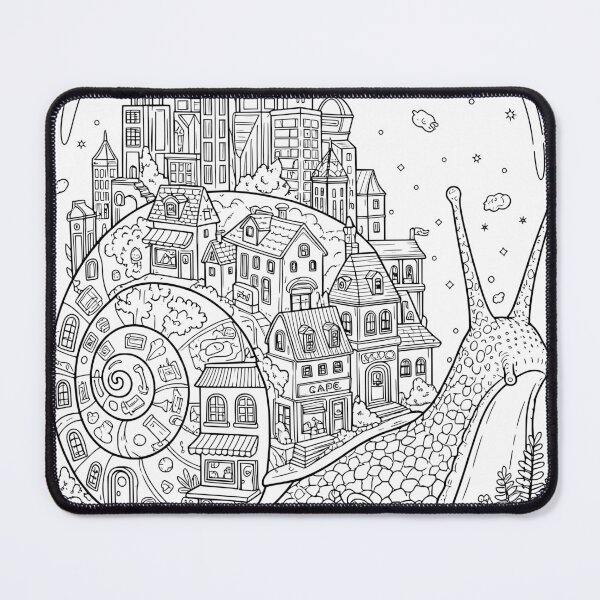 Item preview, The Wandering Snail City in a Terrarium - Fantasy Art designed and sold by Stonealone44.