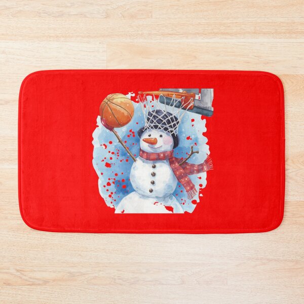 Item preview, Basketball Snowman dunking  designed and sold by SportThreadz.