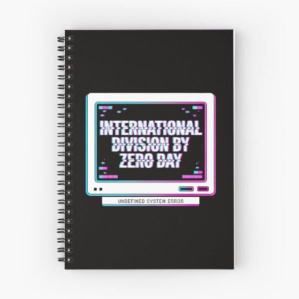 Item preview, Division by Zero Day Glitch Design with Retro Monitor and Undefined System Error designed and sold by SplashTastic.