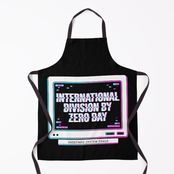 Item preview, Division by Zero Day Glitch Design with Retro Monitor and Undefined System Error designed and sold by SplashTastic.