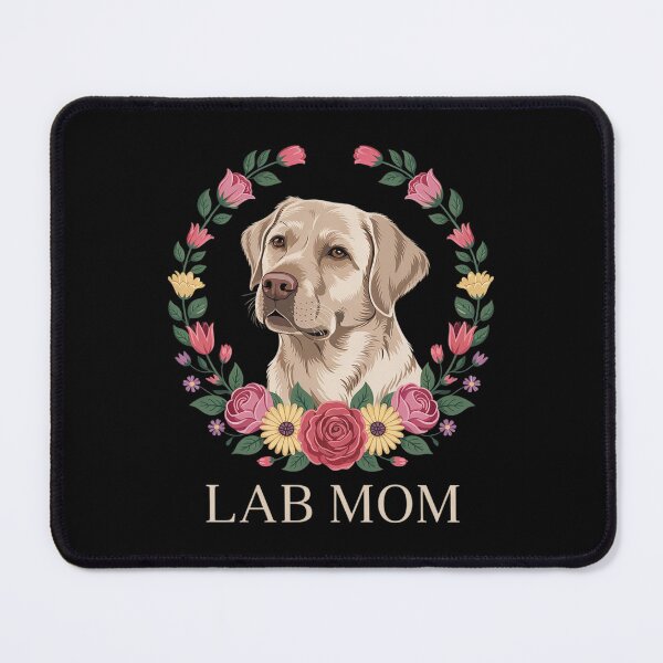 Item preview, Lab Mom Colorful Flower Garden Best Cool Labrador Mom Ever designed and sold by MarryIsMonth.