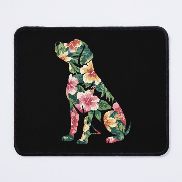 Item preview, Labrador Flower Dog Silhouette Floral designed and sold by MarryIsMonth.