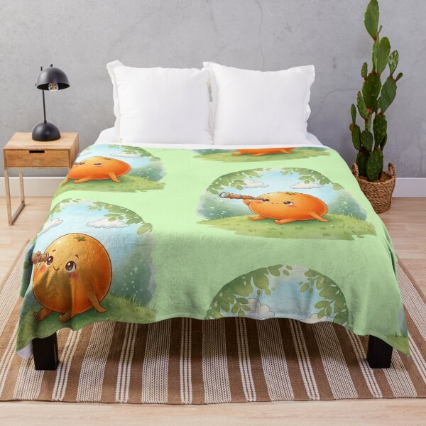 Item preview, Curious Citrus Explorer: Cute Orange Stargazing Adventure designed and sold by KiddoCavePrints.