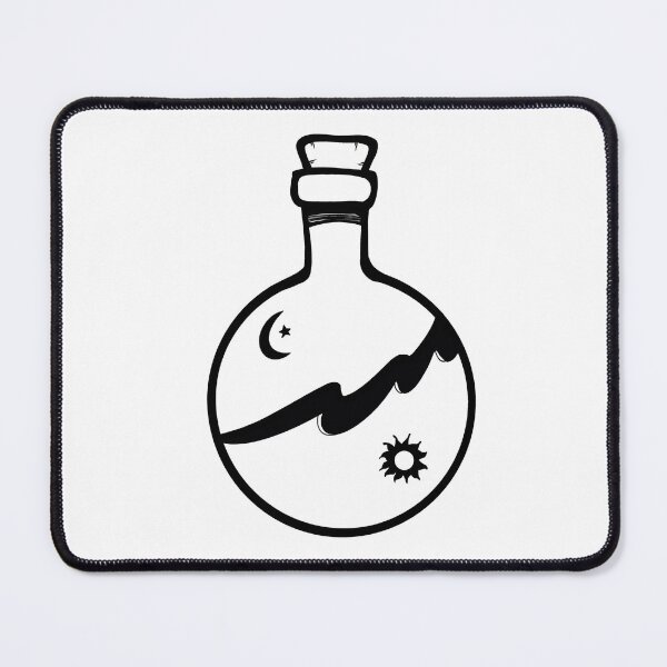 Item preview, Ocean Sky Vial Line Art designed and sold by salinsiree.