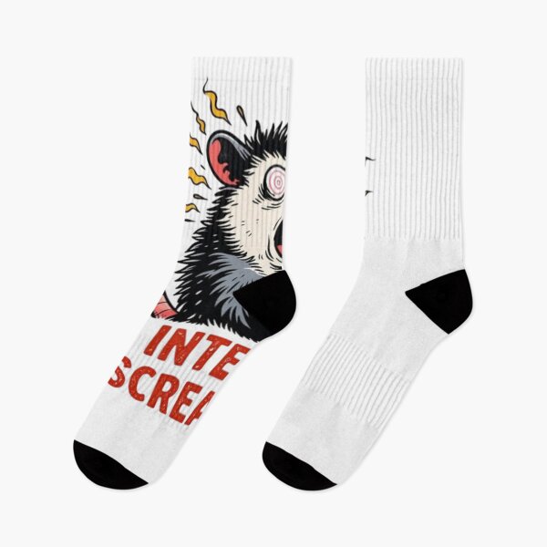 Item preview, Internal Screaming Opossum - Funny Chaos Meme designed and sold by JakubDesigns89.