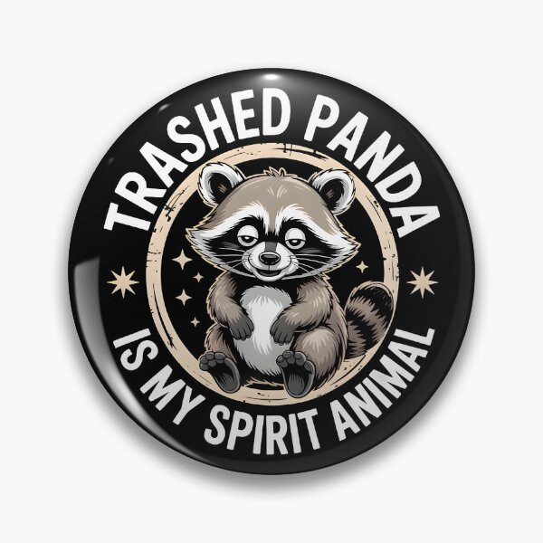 Item preview, Panda borracho y mapache borracho – Meme divertido de mapache designed and sold by Millsoft.