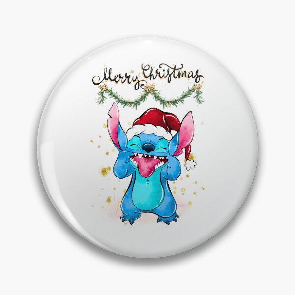 Item preview, Merry Christmas Stitch Festive Watercolor Design designed and sold by lojadpop.