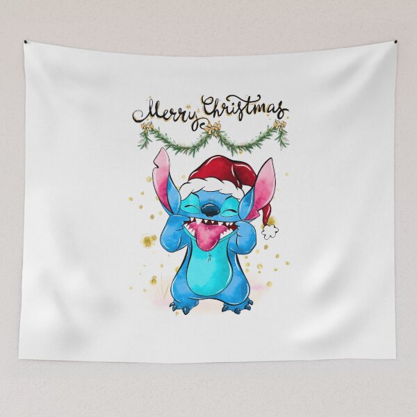 Item preview, Merry Christmas Stitch Festive Watercolor Design designed and sold by lojadpop.