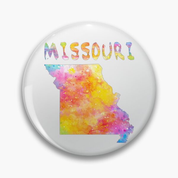 Item preview, Missouri State Map - Colorful Artistic Watercolor Splash designed and sold by mashmosh.