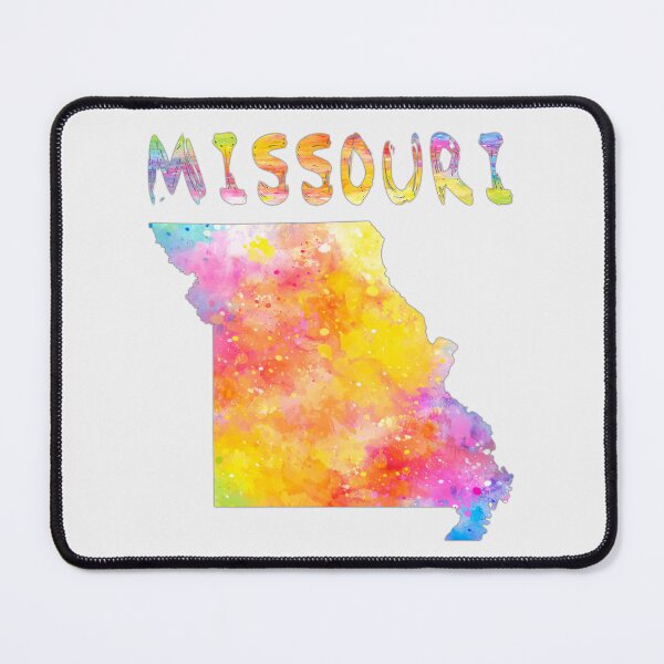 Item preview, Missouri State Map - Colorful Artistic Watercolor Splash designed and sold by mashmosh.