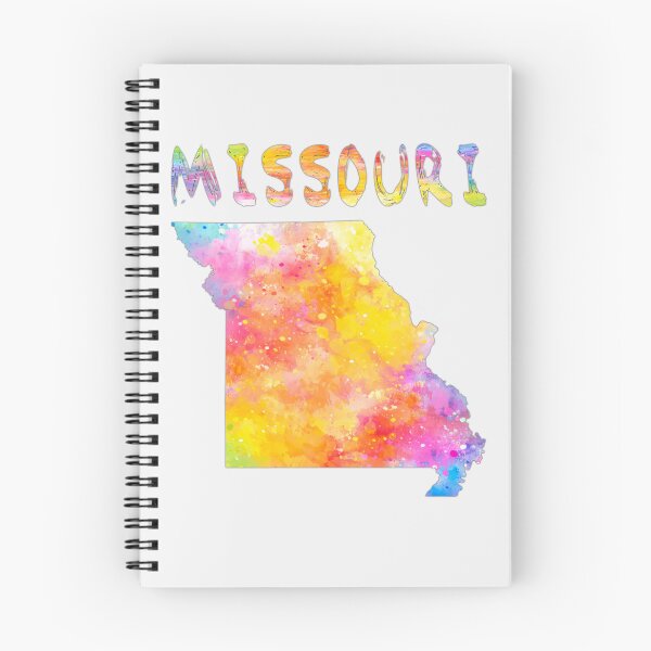 Item preview, Missouri State Map - Colorful Artistic Watercolor Splash designed and sold by mashmosh.