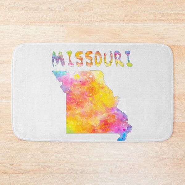 Item preview, Missouri State Map - Colorful Artistic Watercolor Splash designed and sold by mashmosh.