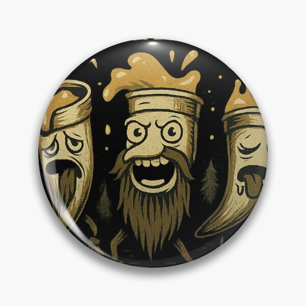 Item preview, Horn Crew – Horny for Mead | Viking humor cartoon designed and sold by RebellDancer.