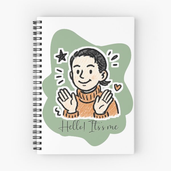 Item preview, Hello! It’s Me – Friendly Hand-Drawn Greeting Illustration-Sticker designed and sold by BenderPaz.