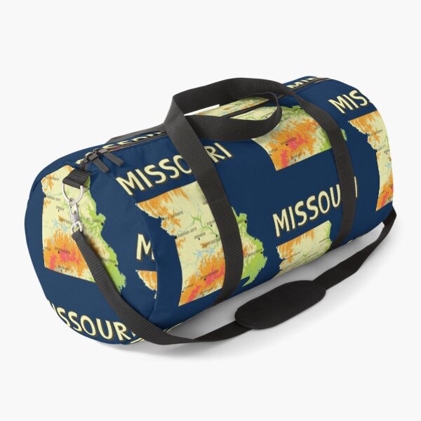 Item preview, Missouri State Map - Vibrant Topographic Landscape Art designed and sold by mashmosh.