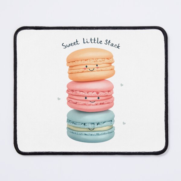 Item preview, Tiny Macaron Stack, Cute Dessert Illustration designed and sold by Moodune.