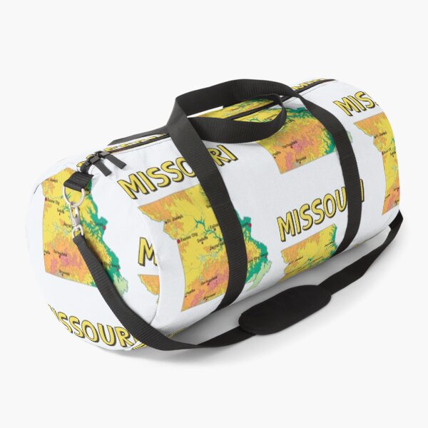 Item preview, Missouri Topography and Major Cities Art designed and sold by mashmosh.