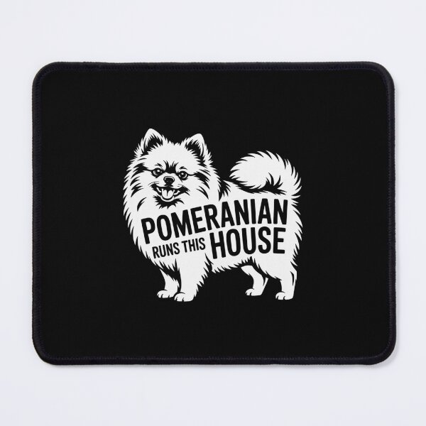 Item preview, Pomeranian Runs This House designed and sold by theartfulaspie.
