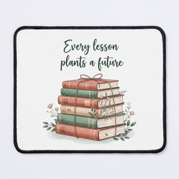 Item preview, Every Lesson Plants a Future – Inspirational Teacher Education Shirt designed and sold by VibePrintsHub.