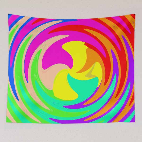 Item preview, Swirling Abstract Colour Pattern  designed and sold by cherrynat1.