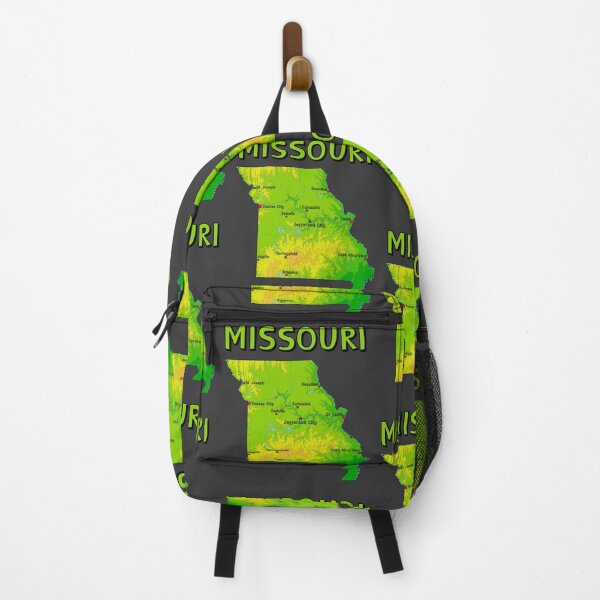 Item preview, Missouri Cities and Topography Map Art designed and sold by mashmosh.