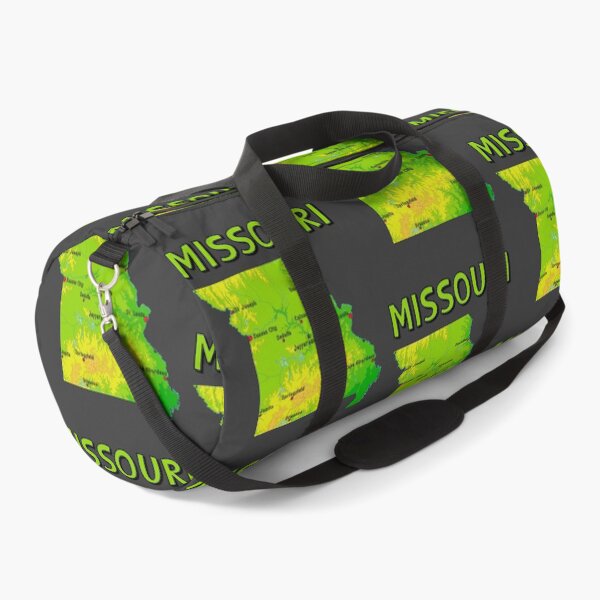 Item preview, Missouri Cities and Topography Map Art designed and sold by mashmosh.