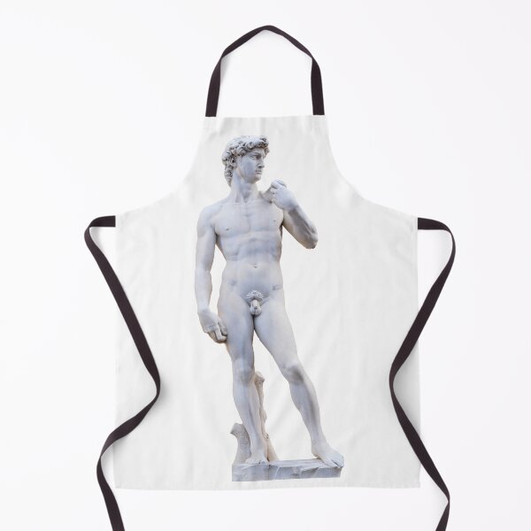 Item preview, Michelangelo David Statue Outdoors Against Stone Wall With Plaque and Classic Italian Marble designed and sold by Bure-NS.