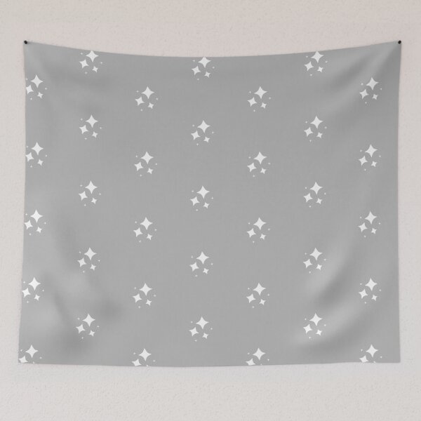 Item preview, Triple Star Harmony - Minimal White Star Pattern designed and sold by VirellCo.