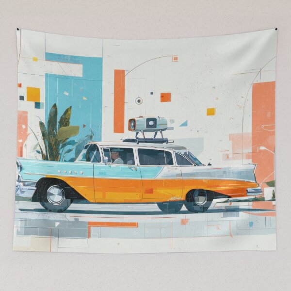 Item preview, Classic car meets modern design designed and sold by anytka.