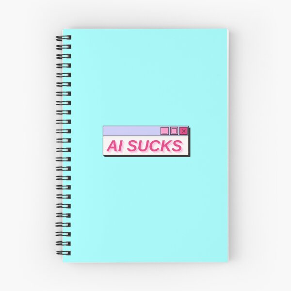 Item preview, AI sucks 3 designed and sold by quinnhopp.