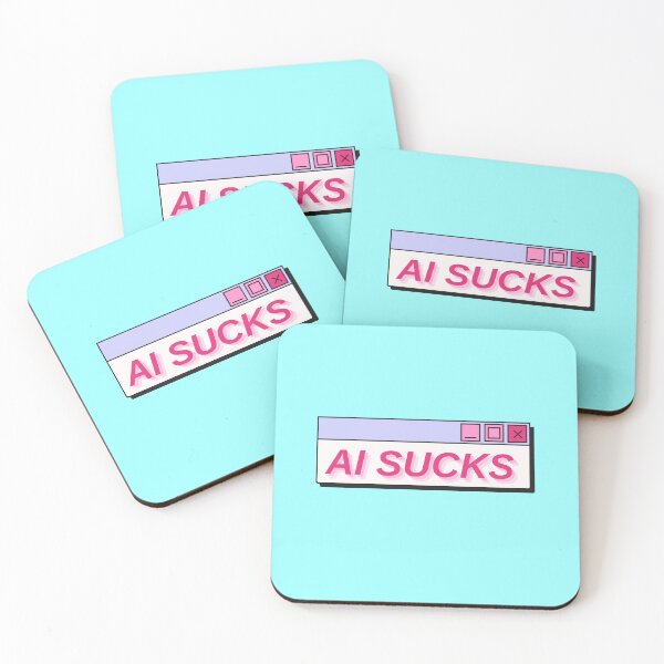 Item preview, AI sucks 3 designed and sold by quinnhopp.