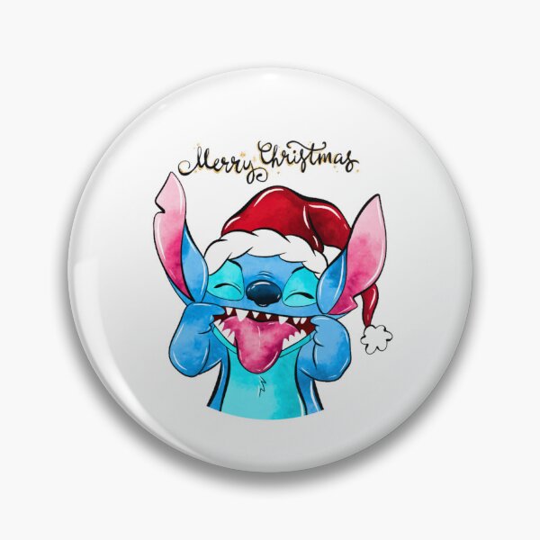 Item preview, Silly Stitch Merry Christmas Watercolor Design | Lilo and Stitch Holiday designed and sold by lojadpop.