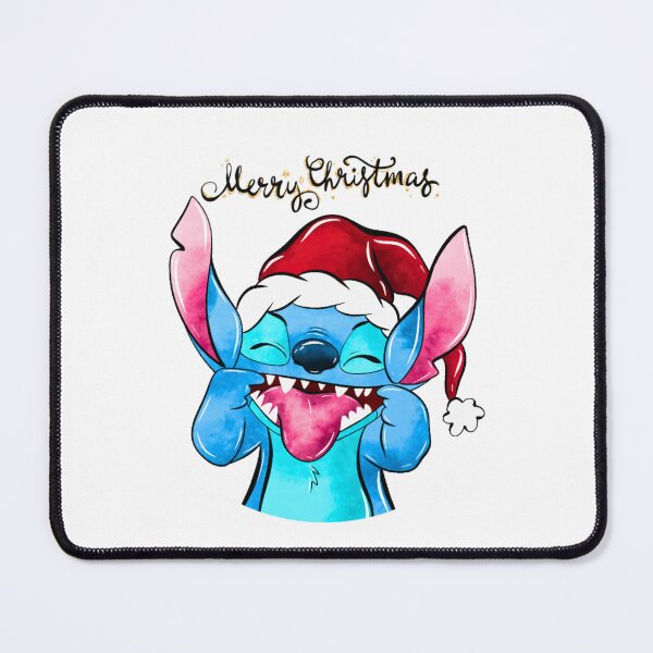 Item preview, Silly Stitch Merry Christmas Watercolor Design | Lilo and Stitch Holiday designed and sold by lojadpop.